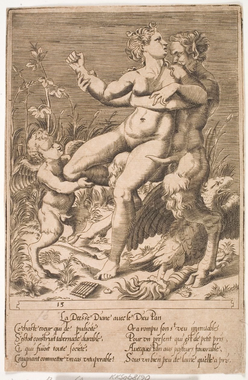 Perin del Vaga - 200, Diana e Pan, Statens Museum for Kunst